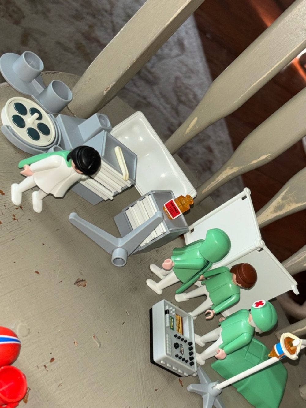 Green Medical Playset Action Figures - Kids Toys